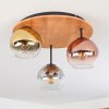 Koyoto Taklampa, kullampa 40 cm Naturfärger, Svart, 3-ljuskällor