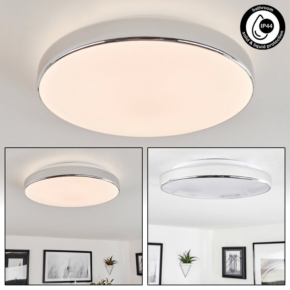 Makak Taklampa LED Krom, Vit, 1-ljuskällor main product photo