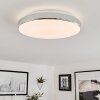Makak Taklampa LED Krom, Vit, 1-ljuskällor