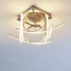 Globo Felin Taklampa LED Nickel matt, 1-ljuskällor