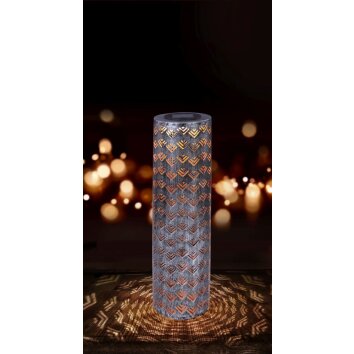 Globo REX dekorativ belysning, Solcellslampa LED Silver, 1-ljuskällor