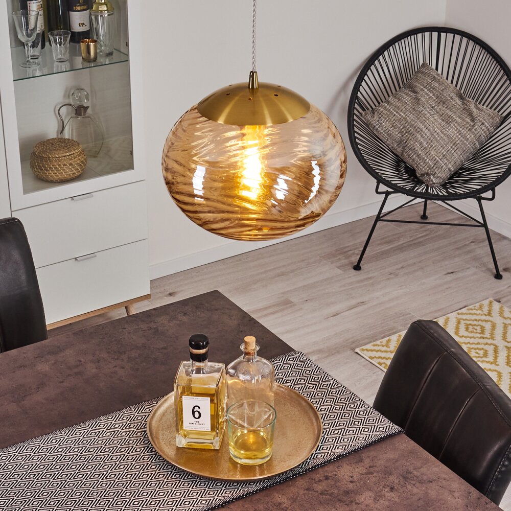 Tomboul Pendellampa Guld, 1-ljuskällor main product photo