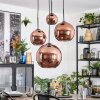 Koyoto Pendellampa, kullampa, Pendellampa Cluster Kopparfärg, 4-ljuskällor