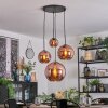 Koyoto Pendellampa, kullampa, Pendellampa Cluster Kopparfärg, 4-ljuskällor