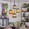 Koyoto Pendellampa, kullampa, Pendellampa Cluster Blå, Guld, Grön, 4-ljuskällor