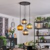 Koyoto Pendellampa, kullampa, Pendellampa Cluster Blå, Guld, Grön, 4-ljuskällor