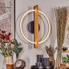 Pompu Vägglampa LED Naturfärger, Svart, 1-ljuskällor