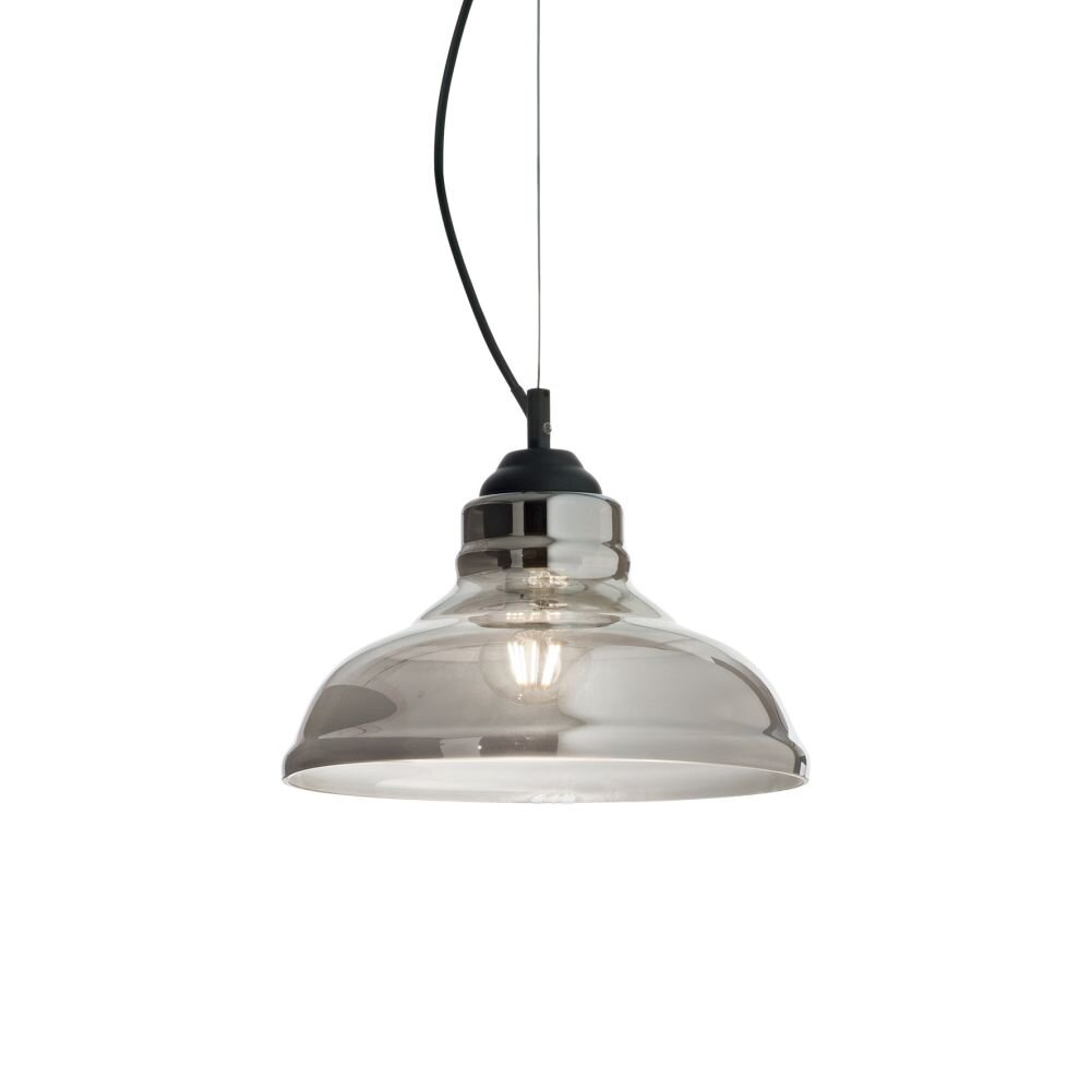 Ideallux BISTRO Pendelbelysning Svart, 1-ljuskällor main product photo