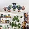Koyoto Taklampa, kullampa 85 cm Blå, Grön, Kopparfärg, 10-ljuskällor