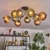 Koyoto Taklampa, kullampa 85 cm Blå, Grön, Kopparfärg, 10-ljuskällor