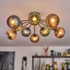 Koyoto Taklampa, kullampa 85 cm Blå, Grön, Kopparfärg, 10-ljuskällor
