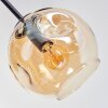 Ripoll Taklampa, kullampa Amber, 6-ljuskällor