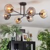 Ripoll Taklampa, kullampa Amber, Klart, Rökfärger, 6-ljuskällor