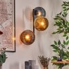 Koyoto kullampa, Vägglampa Blå, Guld, Kopparfärg, 3-ljuskällor