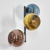 Koyoto kullampa, Vägglampa Blå, Guld, Kopparfärg, 3-ljuskällor