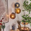 Koyoto kullampa, Vägglampa Blå, Guld, Kopparfärg, 3-ljuskällor