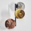 Ripoll kullampa, Vägglampa Guld, Kopparfärg, Rökfärger, 3-ljuskällor