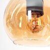 Koyoto Pendellampa, kullampa, Pendelbelysning Amber, Krom, Klart, Rökfärger, 6-ljuskällor