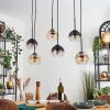 Koyoto Pendellampa, kullampa, Pendelbelysning Amber, Klart, Rökfärger, 6-ljuskällor