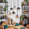 Koyoto Pendellampa, kullampa, Pendelbelysning Amber, Klart, Rökfärger, 6-ljuskällor