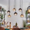 Koyoto Pendellampa, kullampa, Pendelbelysning Amber, Klart, Rökfärger, 6-ljuskällor