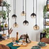 Koyoto Pendellampa, kullampa, Pendelbelysning Amber, Klart, Rökfärger, 6-ljuskällor