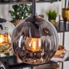 Koyoto Pendellampa, kullampa, Pendelbelysning Amber, Rökfärger, 6-ljuskällor