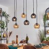 Koyoto Pendellampa, kullampa, Pendelbelysning Amber, Rökfärger, 6-ljuskällor