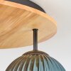 Koyoto Taklampa, kullampa Naturfärger, Svart, 3-ljuskällor