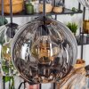 Koyoto Pendellampa, kullampa, Pendelbelysning Amber, Klart, Rökfärger, 6-ljuskällor