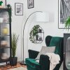 Soungou Golvlampa Krom, Svart, 1-ljuskällor
