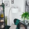 Bassagoda Golvlampa Krom, Svart, 1-ljuskällor