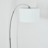 Bassagoda Golvlampa Krom, Svart, 1-ljuskällor