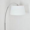 Bassagoda Golvlampa Krom, Svart, 1-ljuskällor