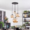 Koyoto Pendellampa, kullampa, Pendellampa Cluster Amber, 4-ljuskällor