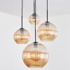 Koyoto Pendellampa, kullampa, Pendellampa Cluster Amber, 4-ljuskällor