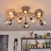 Koyoto Taklampa, kullampa 81 cm Amber, Klart, Rökfärger, 10-ljuskällor