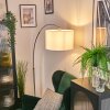 Soungou Golvlampa Nickel matt, Svart, 1-ljuskällor
