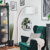 Soungou Golvlampa Mässing, Svart, 1-ljuskällor