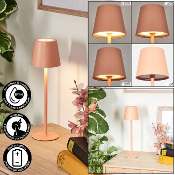 Salgadinho Bordslampa utomhus, Bordslampa LED Vit, 1-ljuskällor