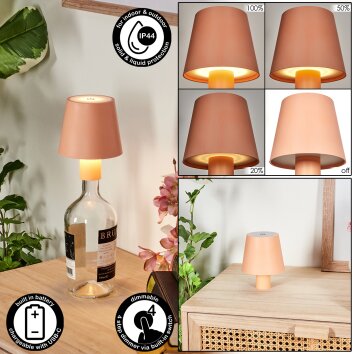 Salgadinho Bordslampa utomhus, Bordslampa LED Vit, 1-ljuskällor