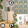 Salgadinho Bordslampa utomhus, badrumslampa, Bordslampa LED Grön, 1-ljuskällor
