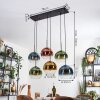 Koyoto Pendellampa, kullampa, Pendelbelysning Blå, Guld, Grön, Klart, Kopparfärg, 6-ljuskällor