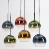 Koyoto Pendellampa, kullampa, Pendelbelysning Blå, Guld, Grön, Klart, Kopparfärg, 6-ljuskällor