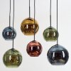 Koyoto Pendellampa, kullampa, Pendelbelysning Blå, Guld, Grön, Kopparfärg, 6-ljuskällor
