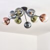 Gastor Taklampa, kullampa 87 cm Blå, Grön, Klart, Kopparfärg, 8-ljuskällor