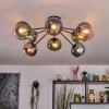 Gastor Taklampa, kullampa 87 cm Blå, Grön, Klart, Kopparfärg, 8-ljuskällor