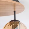 Koyoto Taklampa, kullampa Naturfärger, Svart, 3-ljuskällor