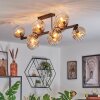 Koyoto Taklampa, kullampa Amber, Klart, 10-ljuskällor