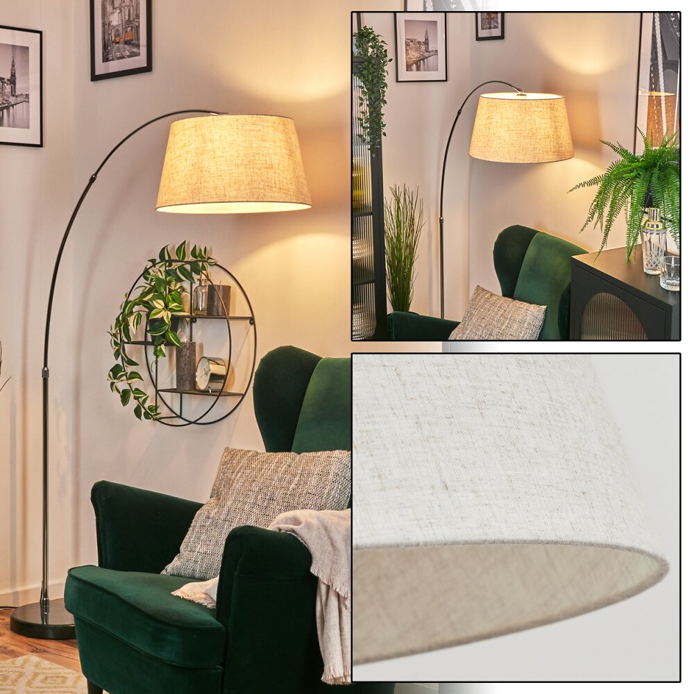 Bassagoda Golvlampa Krom, Svart, 1-ljuskällor main product photo